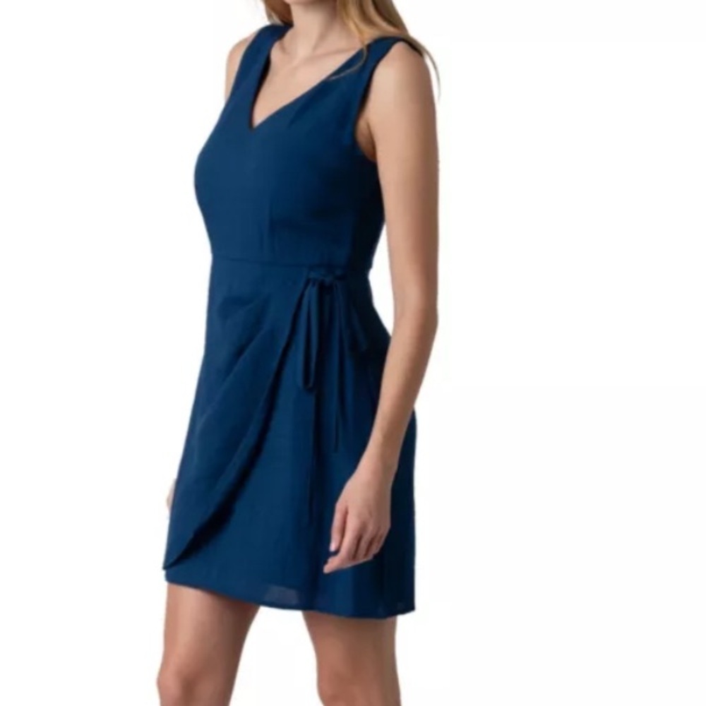 NWT Sam Edelman Faux Wrap Mini Dress SZ 8 Spring Graduation Wedding guest Dress - Picture 2 of 12